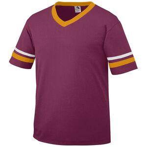 Augusta Sportswear 360 - Remera jersey con mangas con rayas