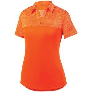 Augusta Sportswear 5413 - Ladies Shadow Tonal Heather Polo Naranja