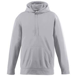 Augusta Sportswear 5506 - Youth Wicking Fleece Hooded Sweatshirt Atlético gris