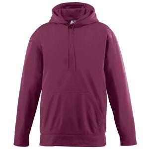Augusta Sportswear 5506 - Youth Wicking Fleece Hooded Sweatshirt Granate