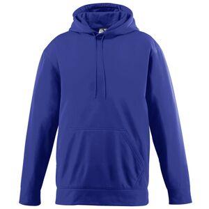 Augusta Sportswear 5506 - Youth Wicking Fleece Hooded Sweatshirt Púrpura