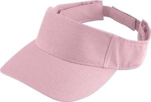 Augusta Sportswear 6225 - Sport Twill Visor Luz de color rosa