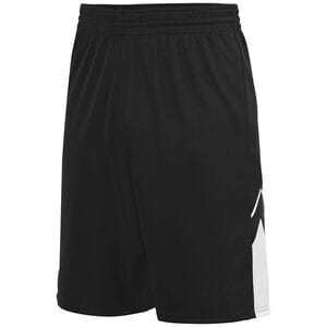 Augusta Sportswear 1168 - Alley Oop Reversible Short Negro / Blanco