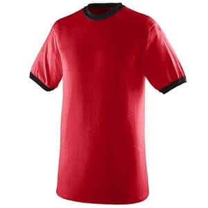 Augusta Sportswear 710 - Ringer T Shirt Rojo / Negro