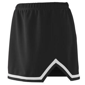 Augusta Sportswear 9126 - Girls Energy Skirt Negro / Blanco