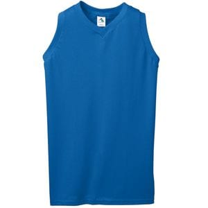 Augusta Sportswear 557 - Girls Sleeveless V Neck Poly/Cotton Jersey