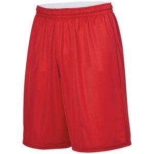 Augusta Sportswear 1406 - Reversible Wicking Short Red/White