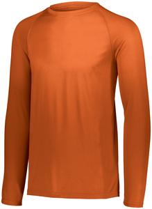Augusta Sportswear 2796 - Youth Attain Wicking Long Sleeve Shirt Naranja