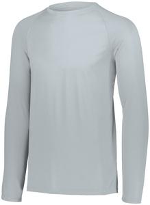 Augusta Sportswear 2796 - Youth Attain Wicking Long Sleeve Shirt Plata