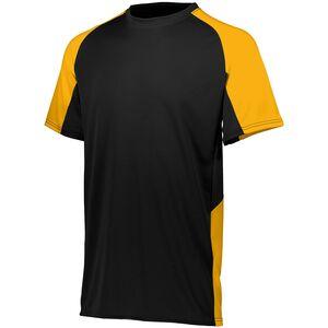 Augusta Sportswear 1518 - Youth Cutter Jersey Black/Gold