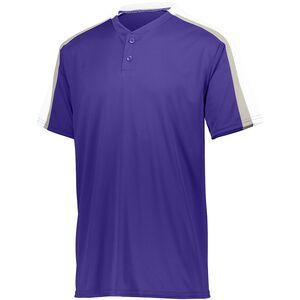 Augusta Sportswear 1557 - Power Plus Jersey 2.0 Purple/White/Silver Grey