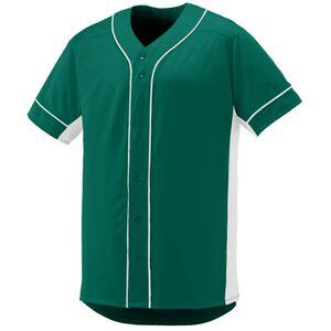 Augusta Sportswear 1660 - Slugger Jersey Dark Green/White