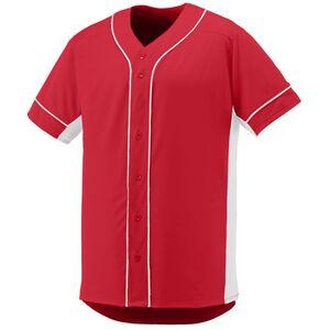 Augusta Sportswear 1661 - Youth Slugger Jersey Red/White
