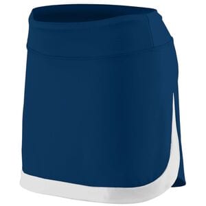 Augusta Sportswear 2410 - Ladies Action Color Block Skort Navy/White