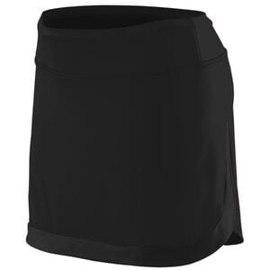 Augusta Sportswear 2410 - Ladies Action Color Block Skort Black/Black