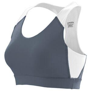 Augusta Sportswear 2417 - Ladies All Sport Sports Bra Graphite/White