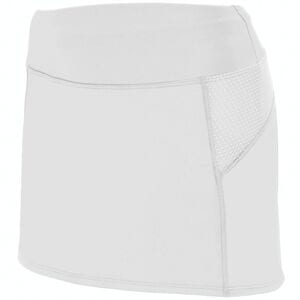 Augusta Sportswear 2420 - Ladies Femfit Skort White/Graphite