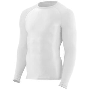 Augusta Sportswear 2605 - Youth Hyperform Compression Long Sleeve Shirt Blanca