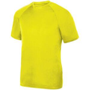 Augusta Sportswear 2791 - Youth Attain Raglan Sleeve Wicking Tee Safety Yellow