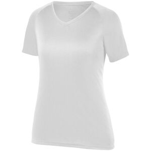 Augusta Sportswear 2792 - Ladies Attain Raglan Sleeve Wicking Tee Blanca