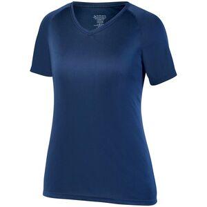 Augusta Sportswear 2793 - Girls Attain Raglan Sleeve Wicking Tee Marina