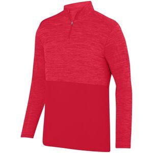 Augusta Sportswear 2908 - Shadow Tonal Heather 1/4 Zip Pullover Roja