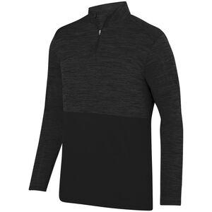 Augusta Sportswear 2908 - Shadow Tonal Heather 1/4 Zip Pullover Negro