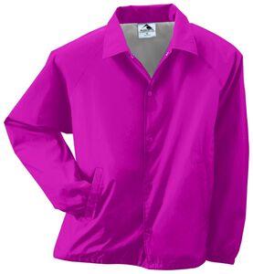 Augusta Sportswear 3100 - Chaqueta de entrenador de nylon / forrada Power Pink