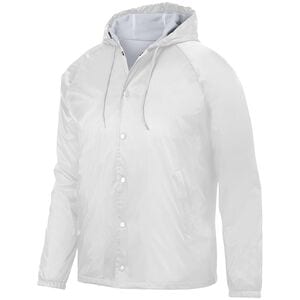 Augusta Sportswear 3102 - Hooded Coach's Jacket Blanca