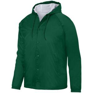 Augusta Sportswear 3102 - Hooded Coach's Jacket Verde oscuro