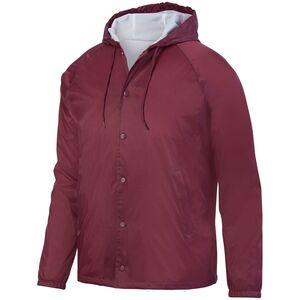 Augusta Sportswear 3102 - Hooded Coach's Jacket Granate
