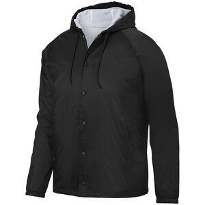 Augusta Sportswear 3102 - Hooded Coach's Jacket Negro