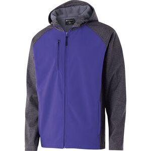 Holloway 229157 - Raider Softshell Jacket Carbon Print/ Purple