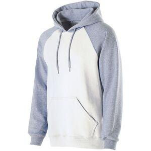 Holloway 229179 - Banner Hoodie White/Athletic Heather