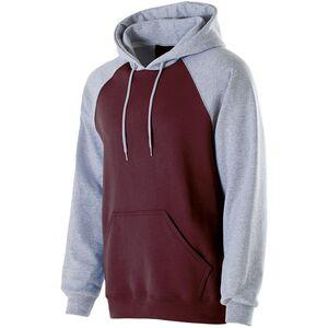Holloway 229279 - Youth Banner Hoodie Maroon/Athletic Heather