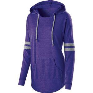 Holloway 229390 - Ladies Hooded Low Key Pullover Vintage Purple/Vintage Grey