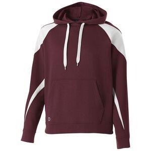 Holloway 229646 - Youth Prospect Hoodie Maroon/White