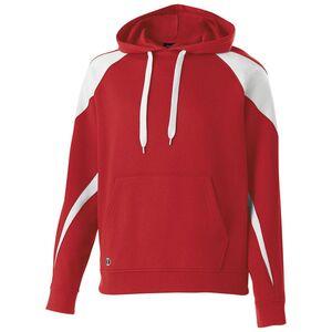 Holloway 229646 - Youth Prospect Hoodie Scarlet/White