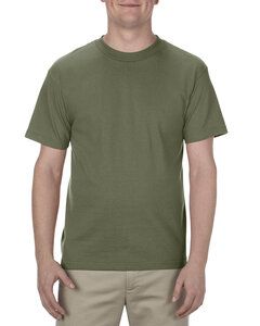 Alstyle AL1301 - Remera manga corta clásica de adulto Verde Militar