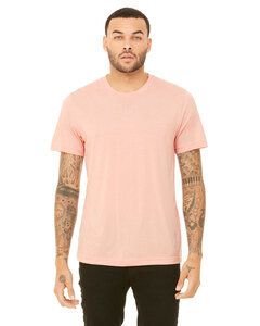 Bella+Canvas B3001CVC - Remera de manga corta CVC Unisex Heather  Heather Peach