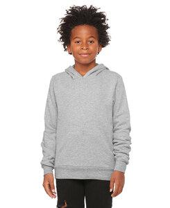 BELLA+CANVAS B3719Y - Youth Sponge Fleece Pullover Hood Dark Grey Heather