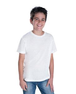 LAT Apparel LA1210 - LAT Sublivie Youth Sublimation Polyester Tee Blanca