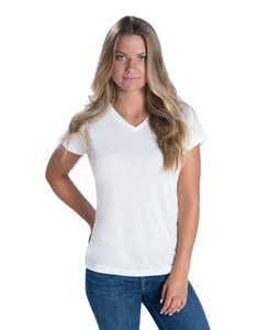 LAT Apparel LA1507 - LAT Sublivie Ladies V-Neck Sublimation Polyester Tee