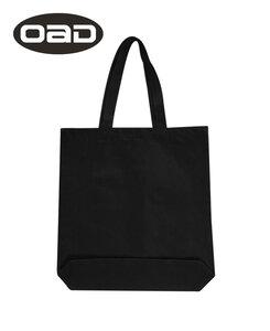 Liberty Bags OAD106 - OAD Medium 12 oz Gusseted Tote Negro