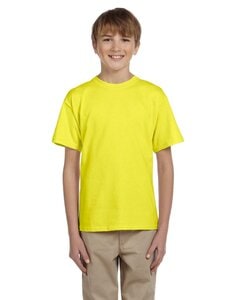 Fruit of the Loom 3931B - Youth 5 oz., 100% Heavy Cotton HD® T-Shirt Neon Yellow