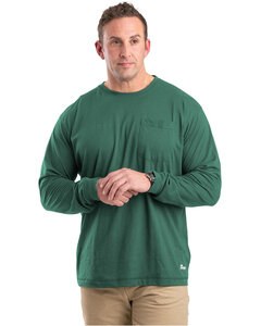 Berne BSM39T - Tall Performance Long-Sleeve Pocket T-Shirt Pine