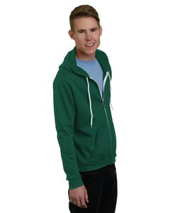 Bayside BA875 - Unisex Full-Zip Fashion Hooded Sweatshirt Hunter Verde