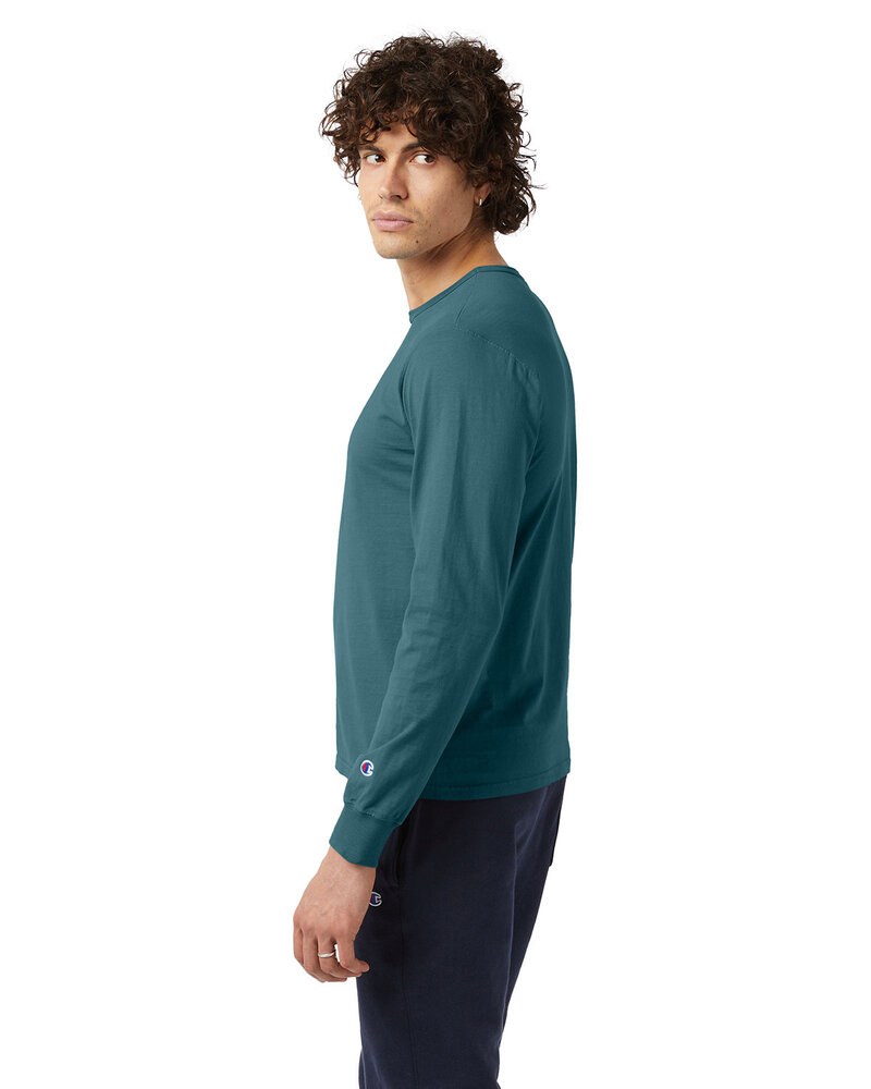 Champion CD200 - Unisex Long-Sleeve Garment Dyed T-Shirt