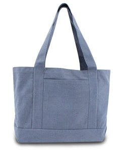 Liberty Bags 8870 - Seaside Cotton Canvas Pigment-Dyed Boat Tote Blue Jean