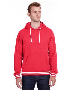 J. America JA8649 - Adult Relay Hooded Sweatshirt Roja